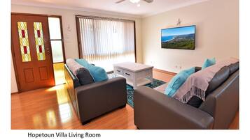 Smart TV, Netflix, books, streaming services