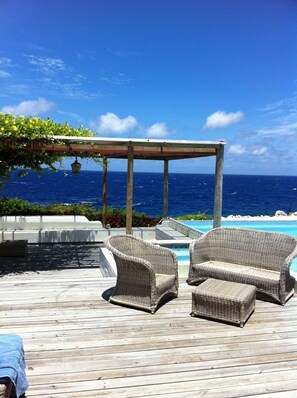 Terrace/patio - Private villa by the sea (Rif St Marie)