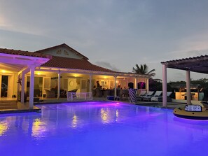 Outdoor pool - Private villa by the sea (Rif St Marie)