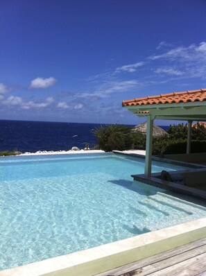 Outdoor pool - Private villa by the sea (Rif St Marie)