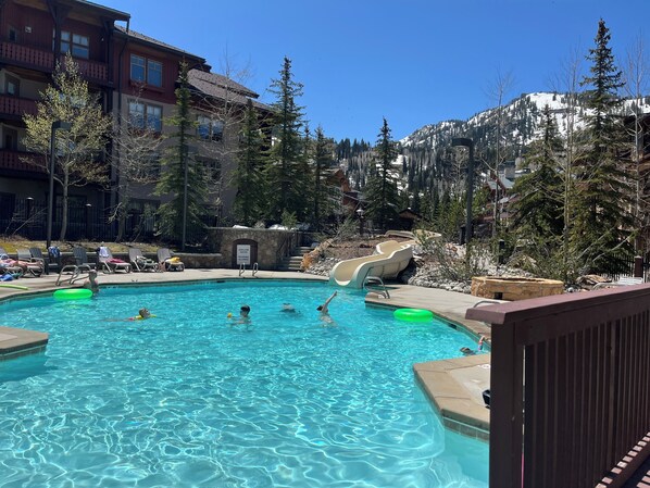 Opvarmet pool