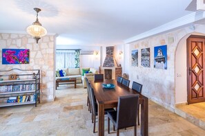 Interior - Stunning 3 storey villa with beautiful views over Kalkan Bay .Heated Pool . (Kalkan)