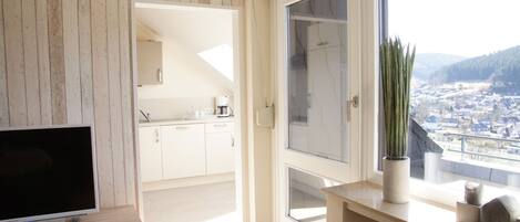 Blick von der Unterkunft