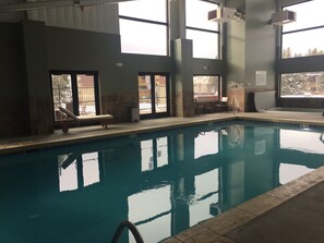 Indoor pool, a heated pool