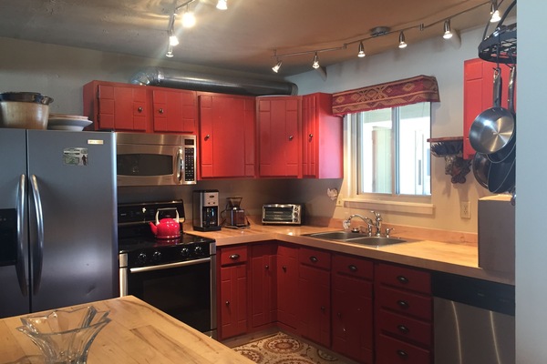 Well stocked kitchen