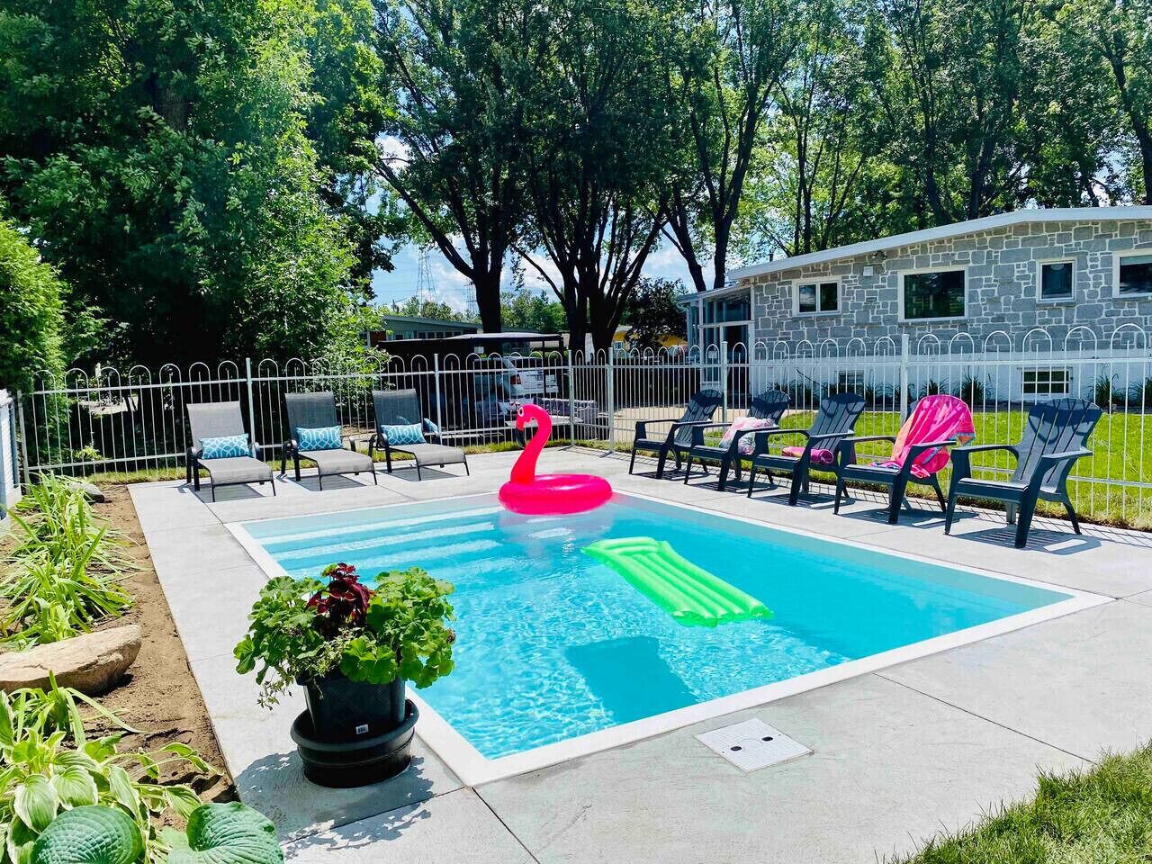 Beheizter Pool