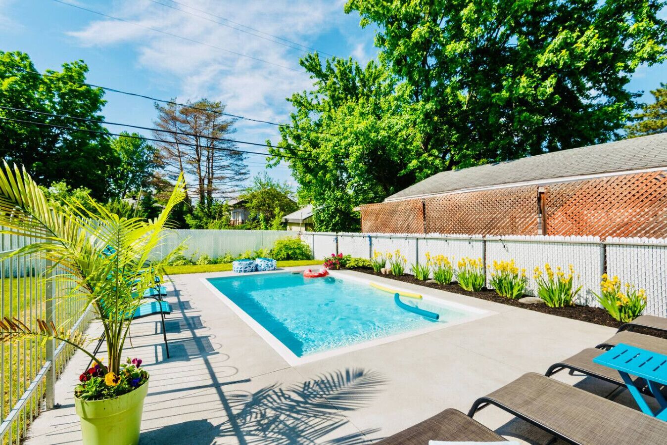 Beheizter Pool