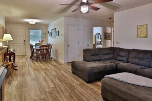 TV connectée, cheminée, jeux vidéo, lecteur de DVD