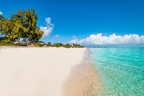 Vlak bij het strand