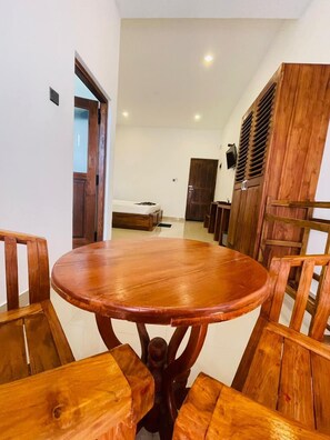 Deluxe Double Room, 1 Bedroom, Non Smoking | In-room safe, desk, laptop workspace, iron/ironing board