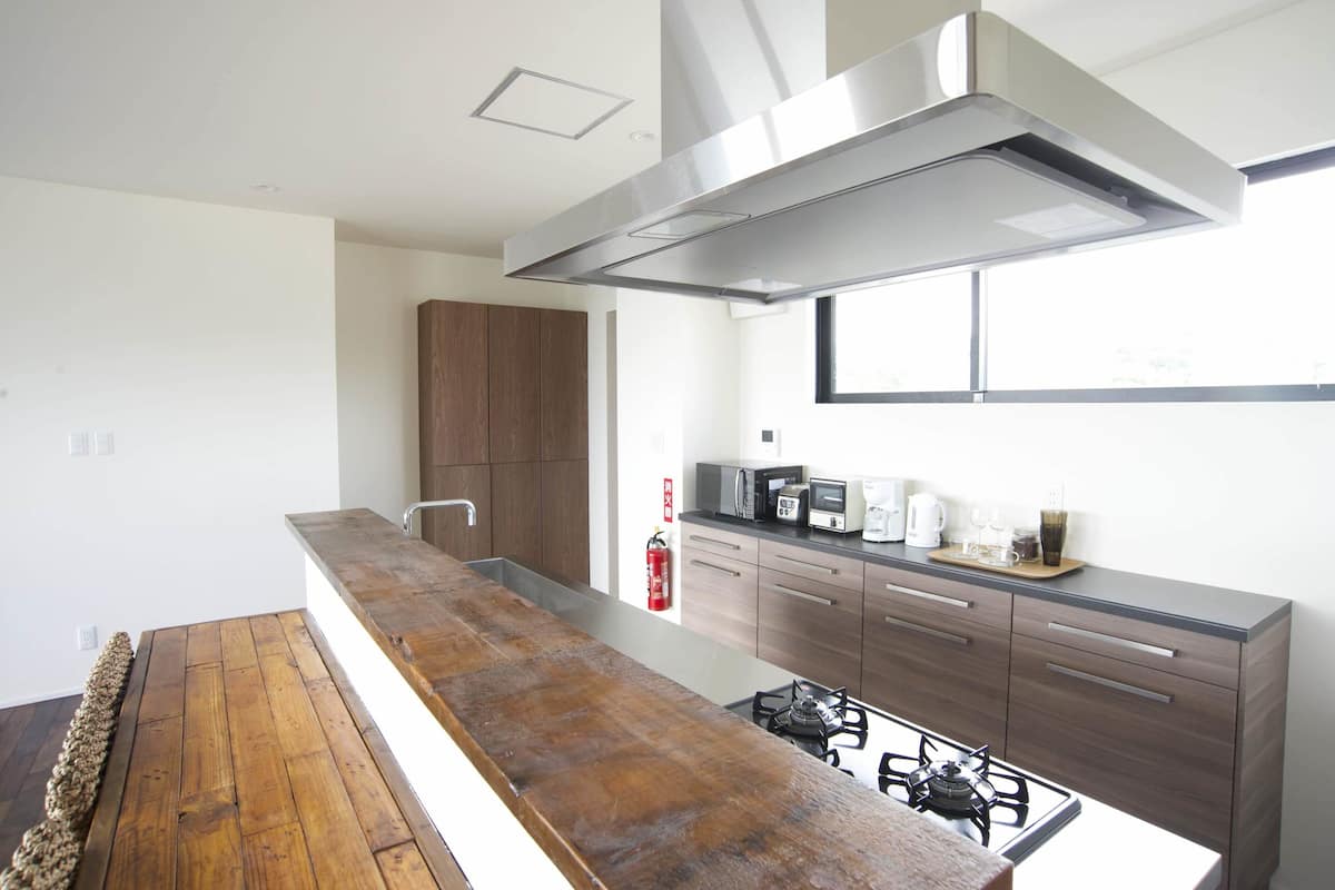 side.b sora, luxury condominium with private pool | private kitchenette | fridge, freezer