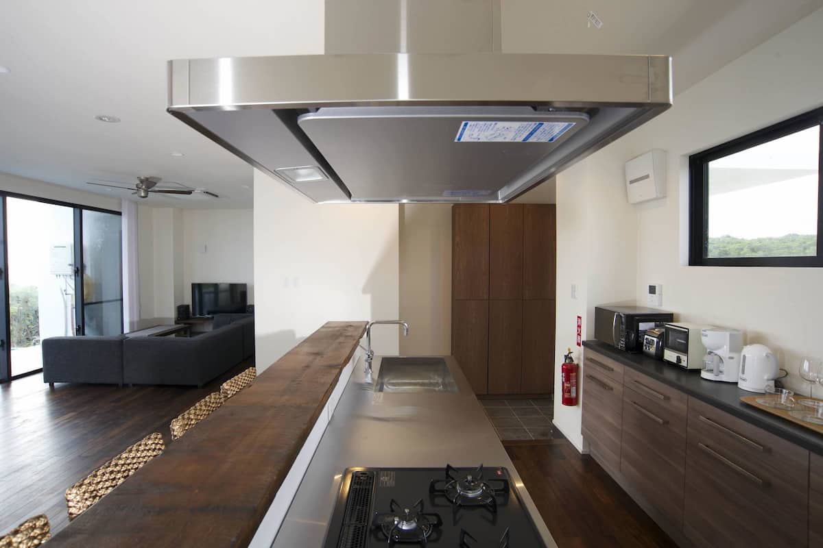 side.b sora, luxury condominium with private pool | private kitchenette | fridge, freezer