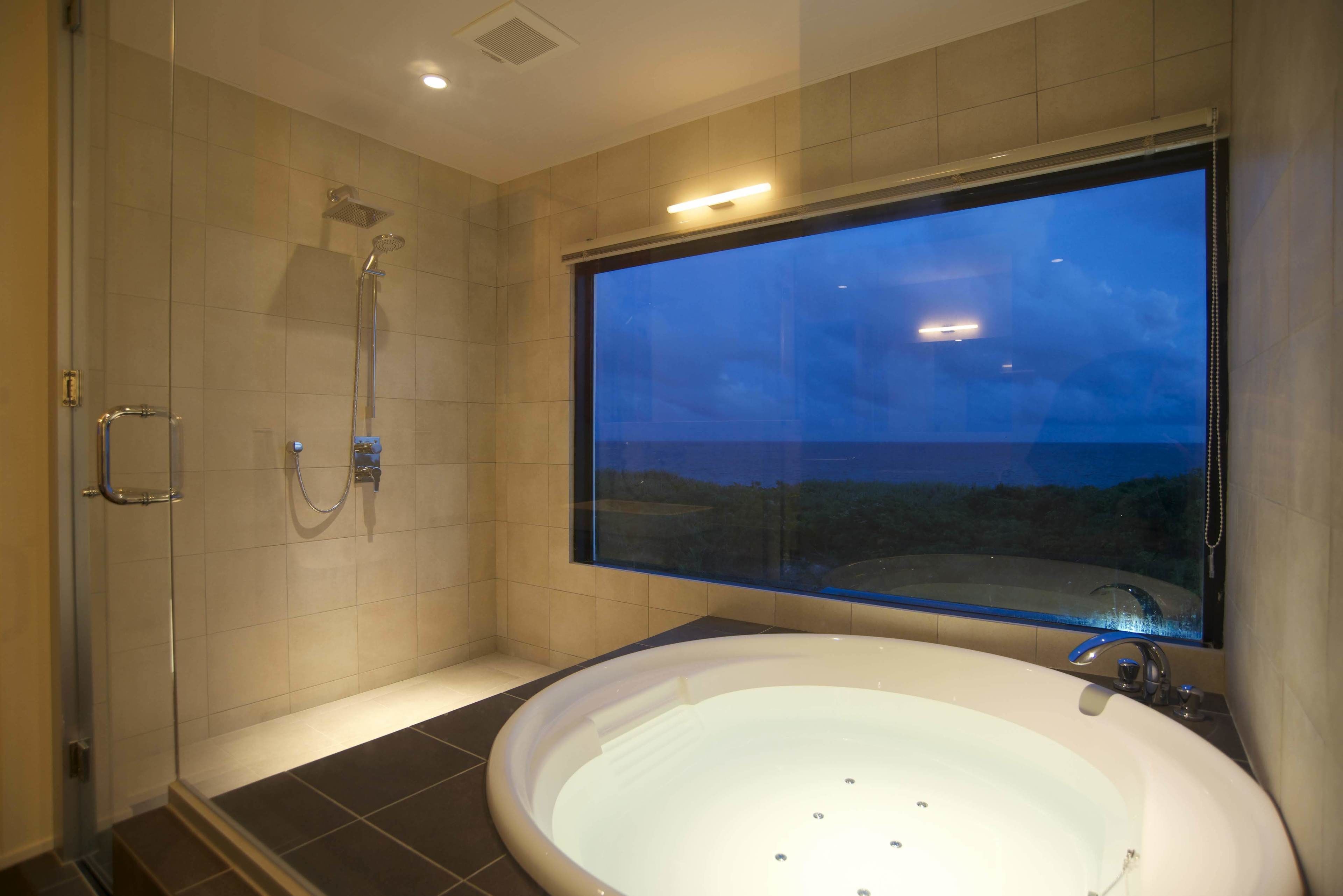 side.b sora, luxury condominium with private pool | bathroom | free toiletries, hair dryer, slippers, electronic bidet