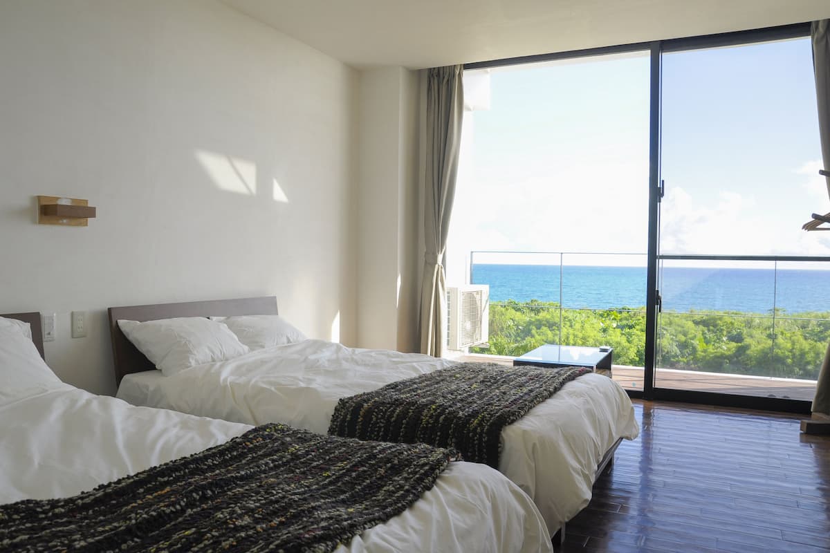 side.a, ocean view, twin room | 2 bedrooms, down duvets, desk, free wifi