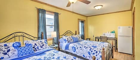 1 bedroom, desk, free WiFi, bed sheets