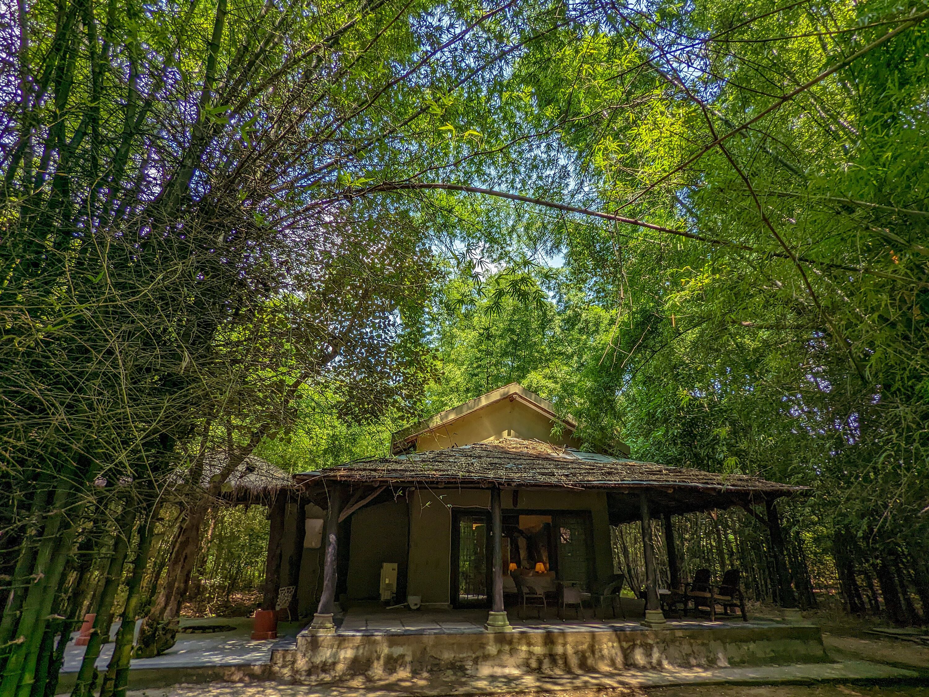 Casa de campo de lujo, 1 cama King size, para no fumadores, vista al jardín | Escritorio, camas extra y ropa de cama 