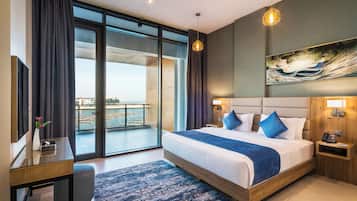 3 bedrooms, in-room safe, blackout drapes, soundproofing