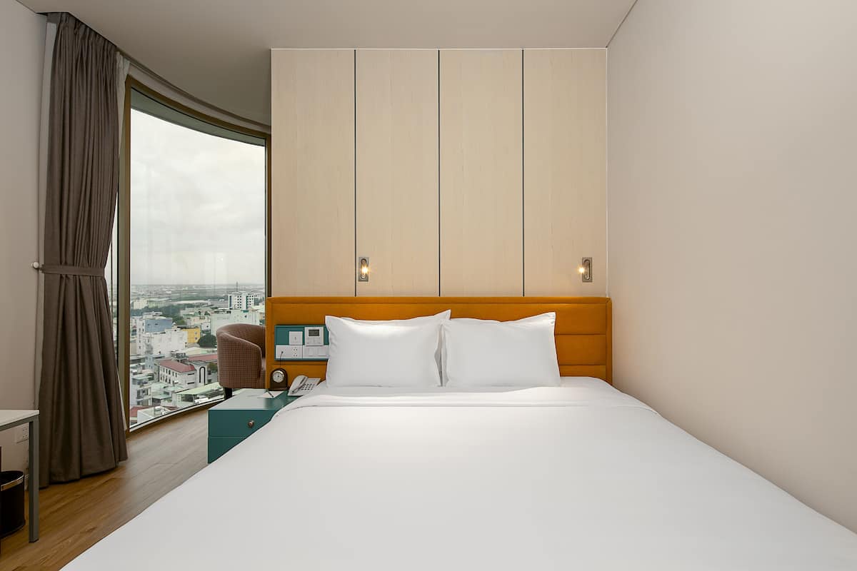 Junior-suite - 1 kingsize-seng - byudsigt | Egyptiske bomuldslagner, premium-sengetøj