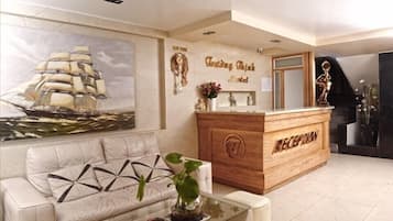 Sala de estar en el lobby