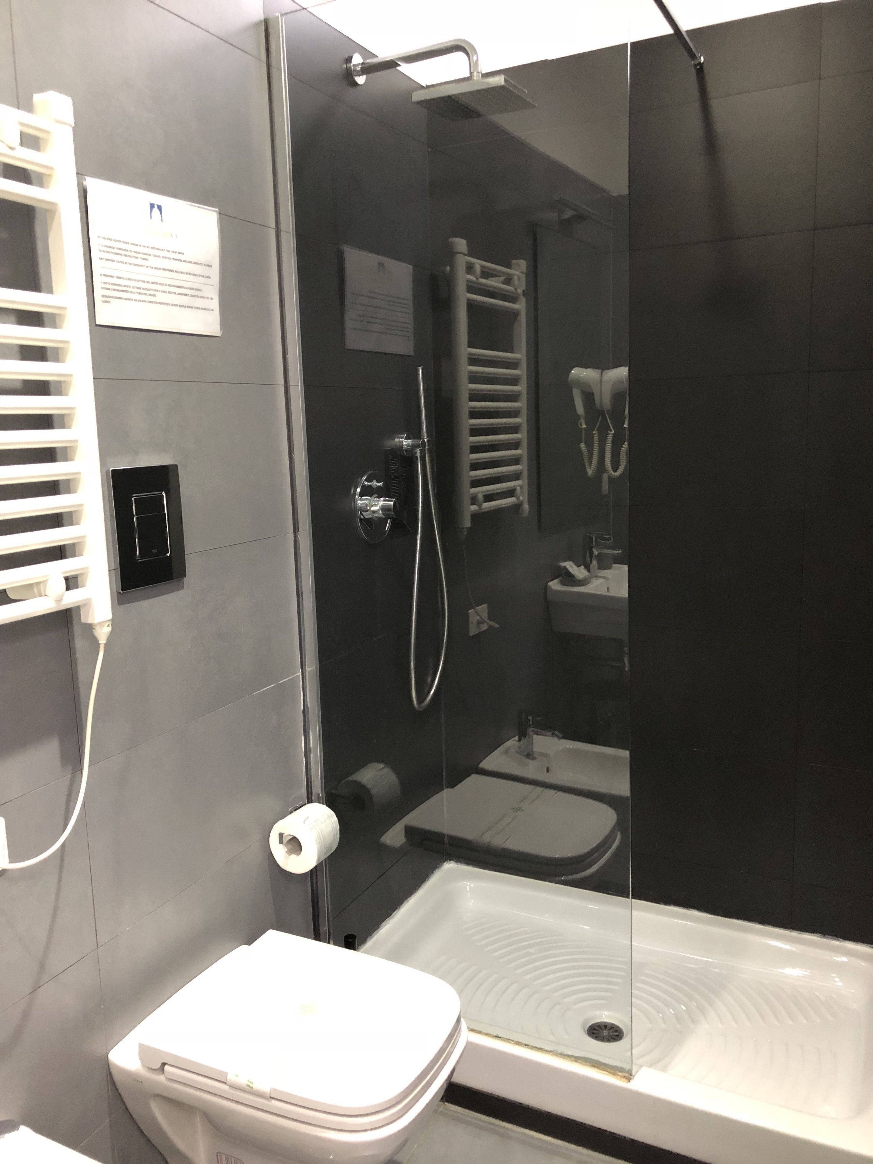 Standard Room | Badrum | Dusch, gratis toalettartiklar, hårtork och bidé