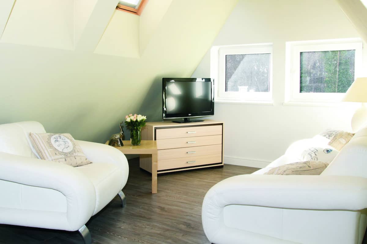 Apartment, Kitchenette | Living room | Flat-screen TV