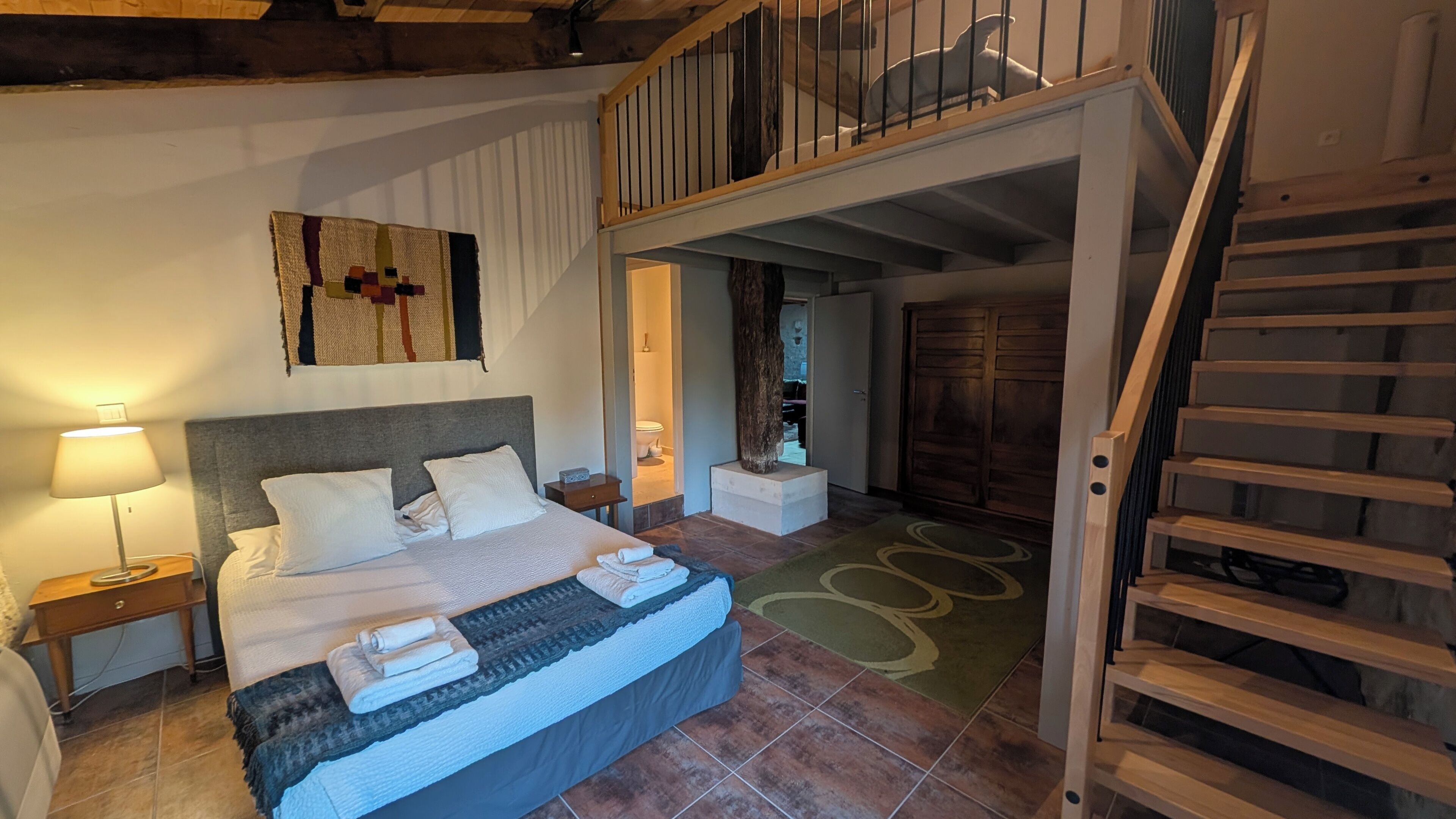 Family Quadruple Room, Courtyard View | Down comforters, laptop workspace, iron/ironing board (on request)
