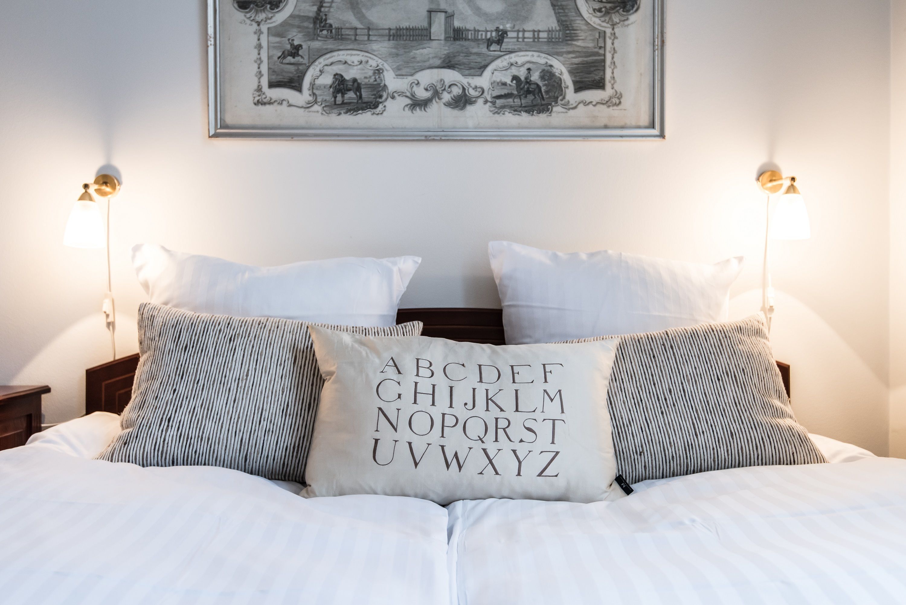 Literie de qualité supérieure, décoration personnalisée