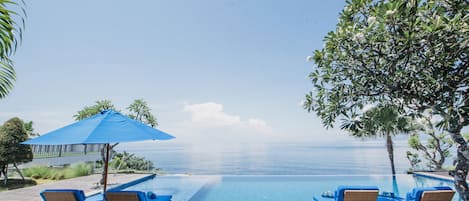 Outdoor pool, open 6:00 AM to 8:00 PM, sun loungers