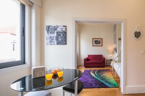 Apartment, 1 Bedroom | Living area