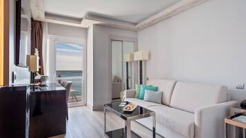 The Level, Junior Suite, Sea View (Adults Only) | Egyptian cotton sheets, premium bedding, minibar, in-room safe