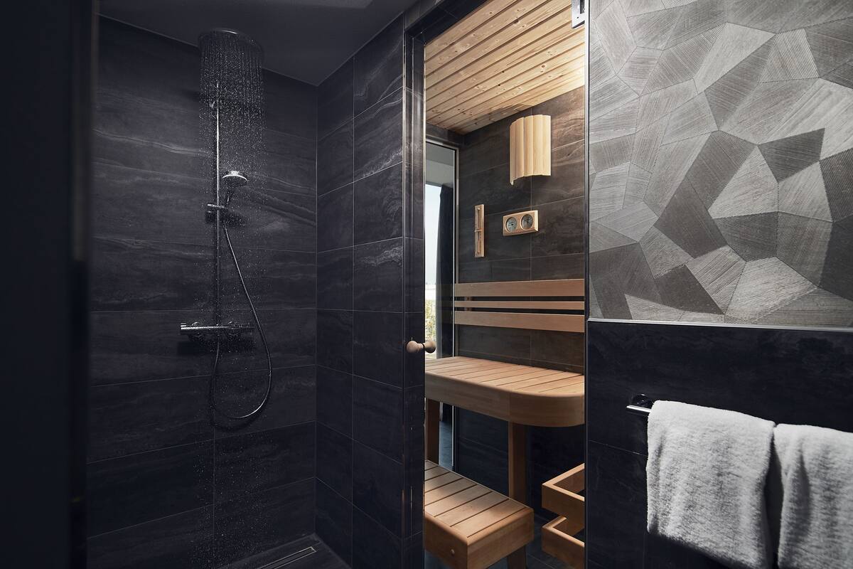 wellness room | 2 bedrooms, premium bedding, in-room safe, desk