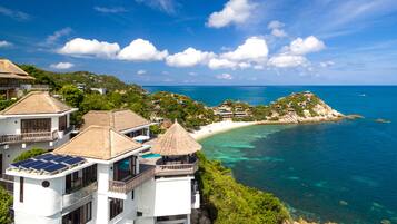 Eagle Villa, Ocean and Beach View | Premium bedding, pillowtop beds, minibar, in-room safe