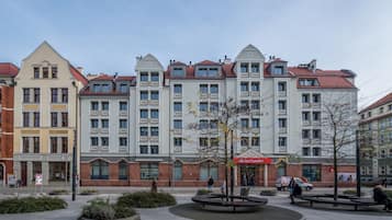 A szálláshely homlokzata