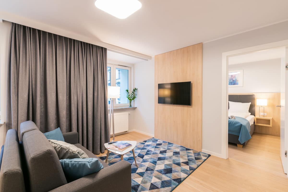 Appartement exclusif | Literie de qualité, bureau, système d’insonorisation