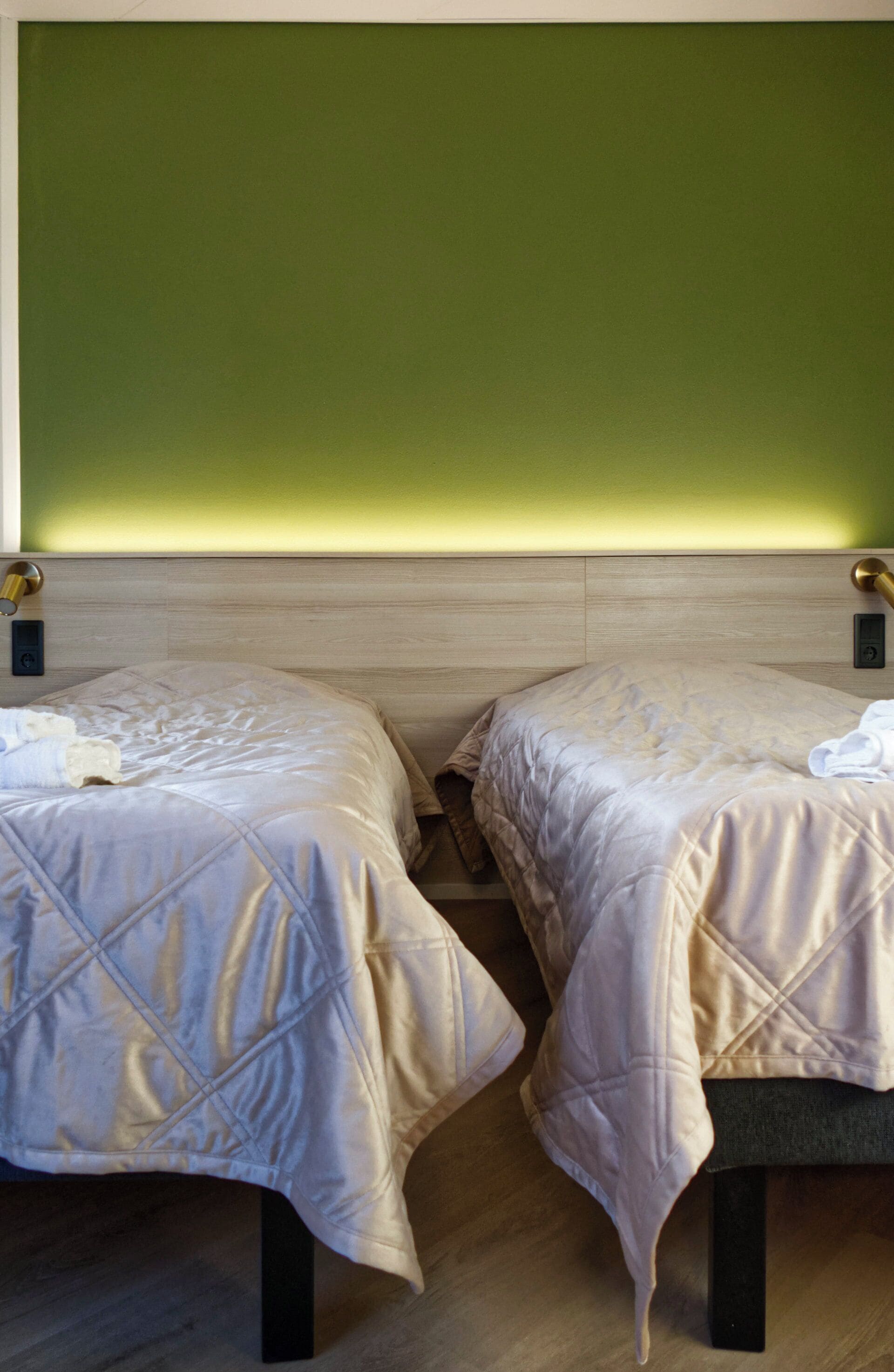 Habitación básica doble | Ropa de cama hipoalergénica y escritorio