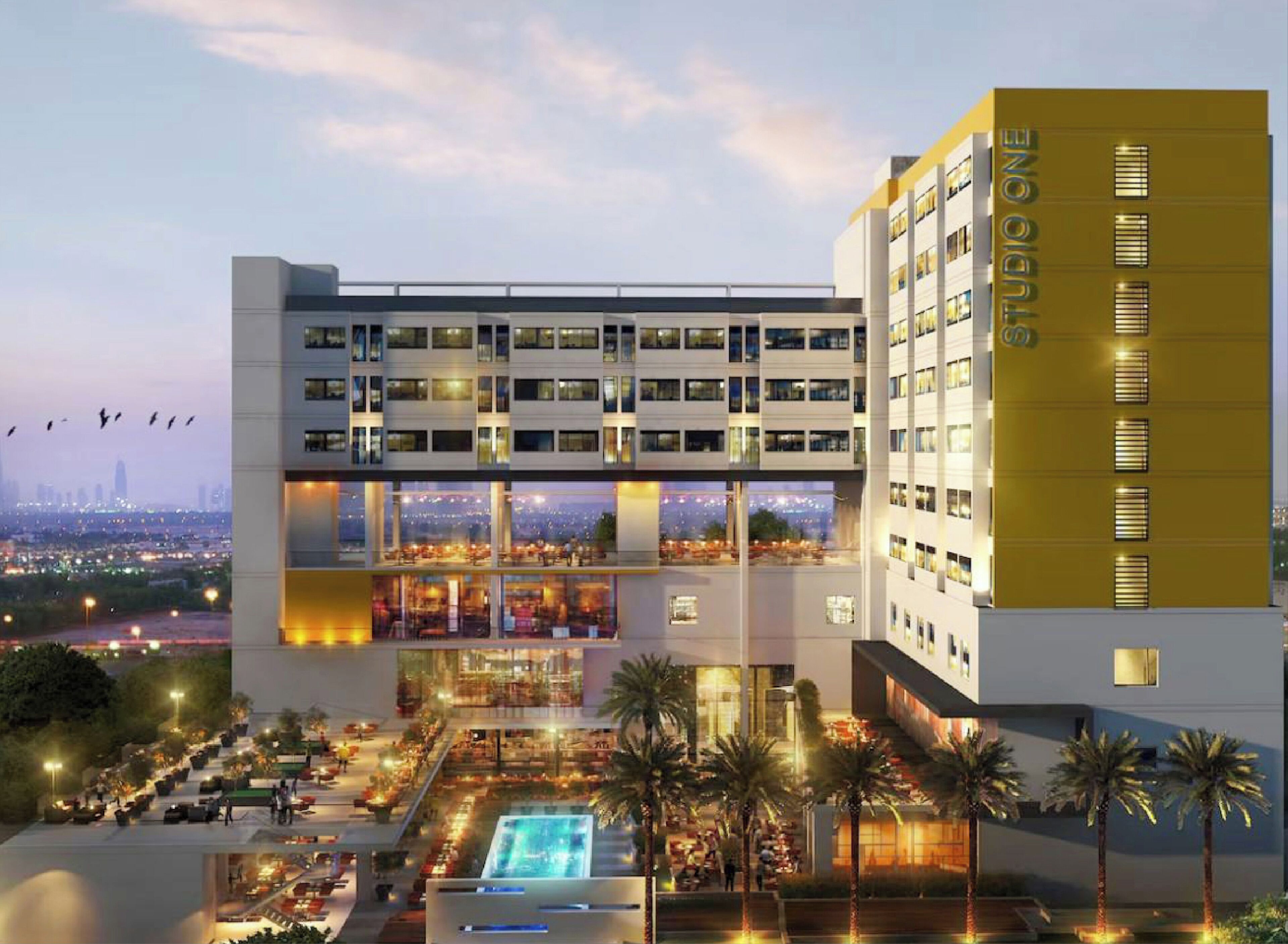 Façade de l’hébergement