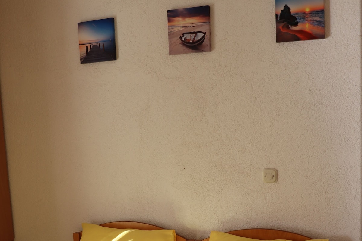 Desk, soundproofing, iron/ironing board, free WiFi