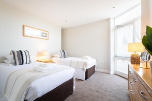Penthouse, Private Bathroom (Red Lea Penthouse  Spa) | 2 bedrooms, iron/ironing board, free WiFi, bed sheets - Red Lea Apartments (Scarborough)