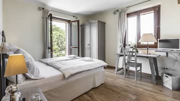 Suite Panorama (Grigio Perla) | 1 kamar tidur, seprai katun Mesir, dan seprai antialergi