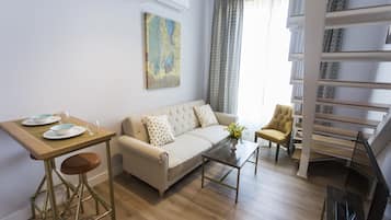 Appartement Duplex, 1 chambre | Vue de la chambre