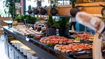 Daily buffet breakfast (EUR 12 per person)