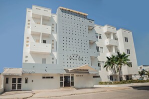 Majoituspaikan julkisivu