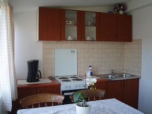 Standard Apartment | Private kitchen | Fridge - Guesthouse Tariba (Rab)