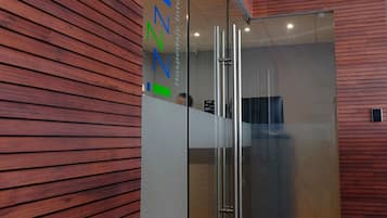 Majoituspaikan julkisivu