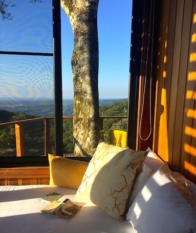 Tree House, Mountain View | View from room. Lucero - Luxury Treehouses