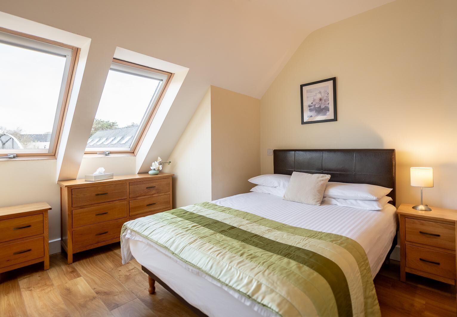 2 bedrooms, iron/ironing board, travel crib, free WiFi