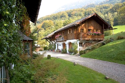 Luxurious country house, Sound of Music style above Salzburg