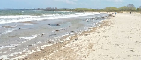 Aan het strand