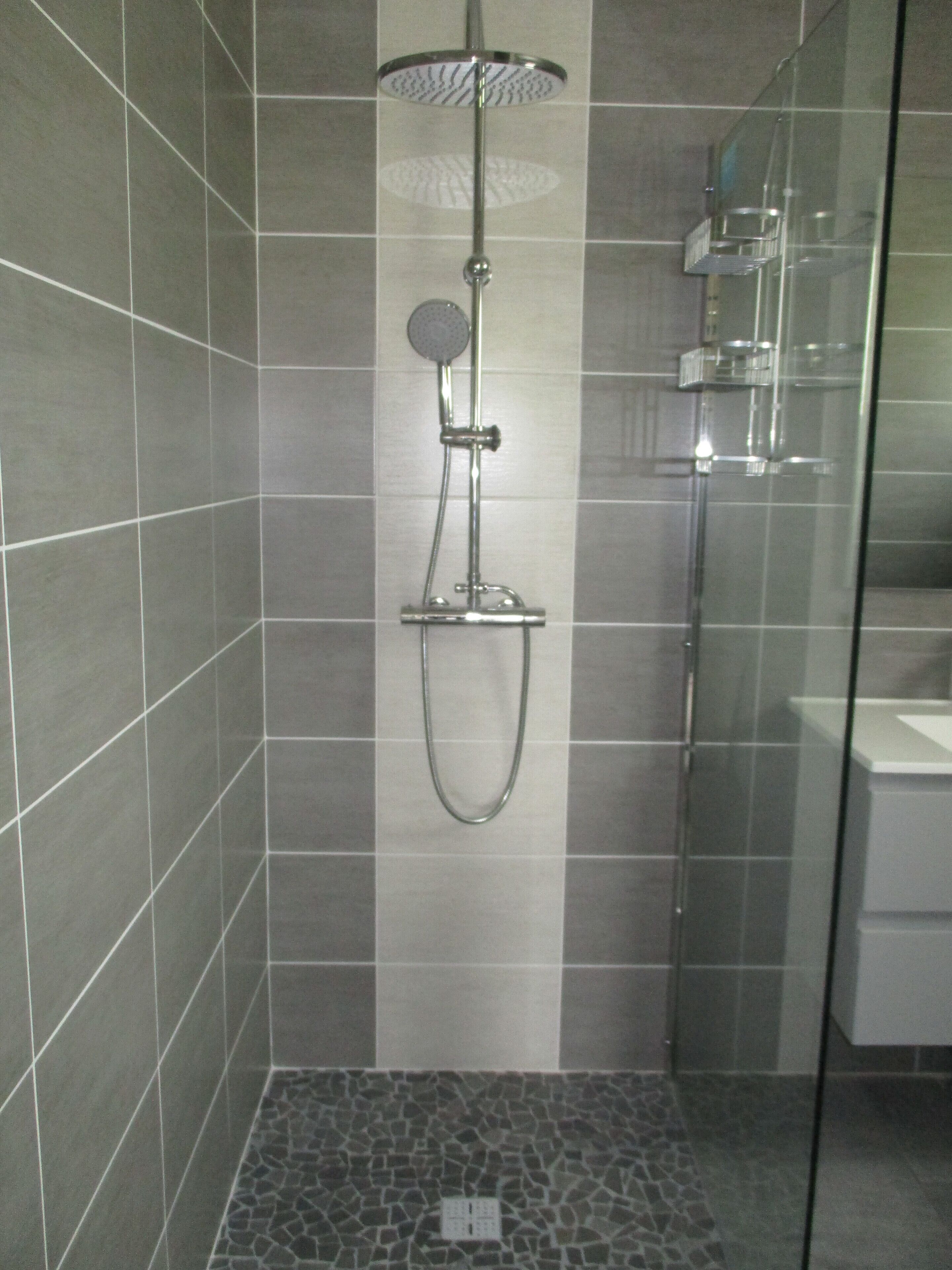 Shower, hair dryer