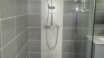 Shower, hair dryer
